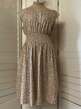 Kate Spade Spring/Summer 2024 Floral Print Dress  XL